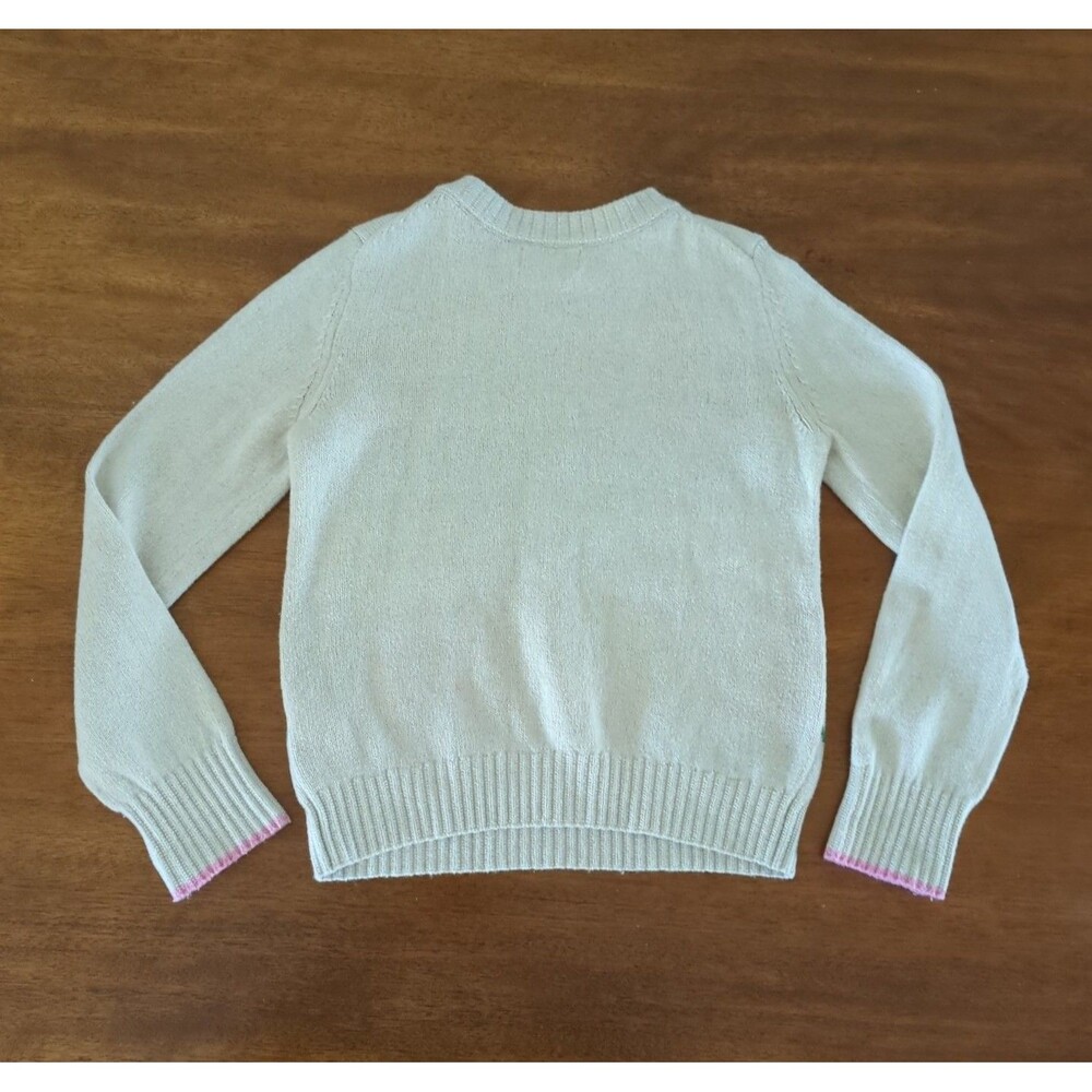Mini Boden Girls Farm Animals Fair Isle Jumper/ knit Sweater  size 8/9 GUC - Picture 8 of 10